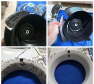 삼성김연아스탠드에어컨분해청소  곰팡이제거